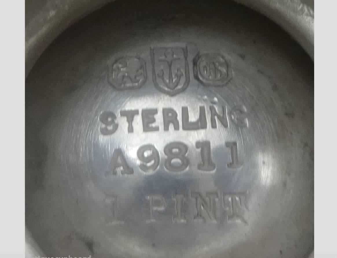 Etruscan by Gorham Sterling Silver Demitasse Tea Set Four-Pieces Hollowware 0366 2