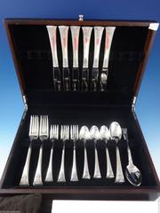 Imperial Scroll by Vera Wang Sterling Silver Flatware Set Service 30 Pieces