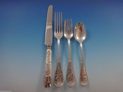 Audubon by Tiffany & Co. Sterling Silver Flatware Set Service 25 Pieces Birds