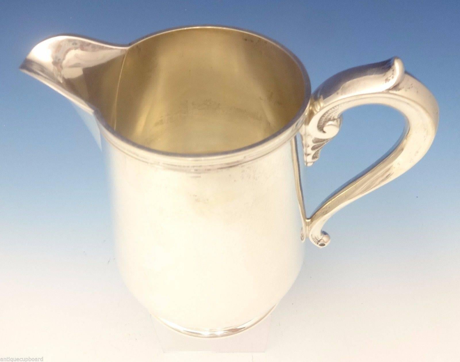 Richard Dimes Sterling Silver Water Pitcher, Retailed by Georg Jensen, USA In Excellent Condition In Big Bend, WI