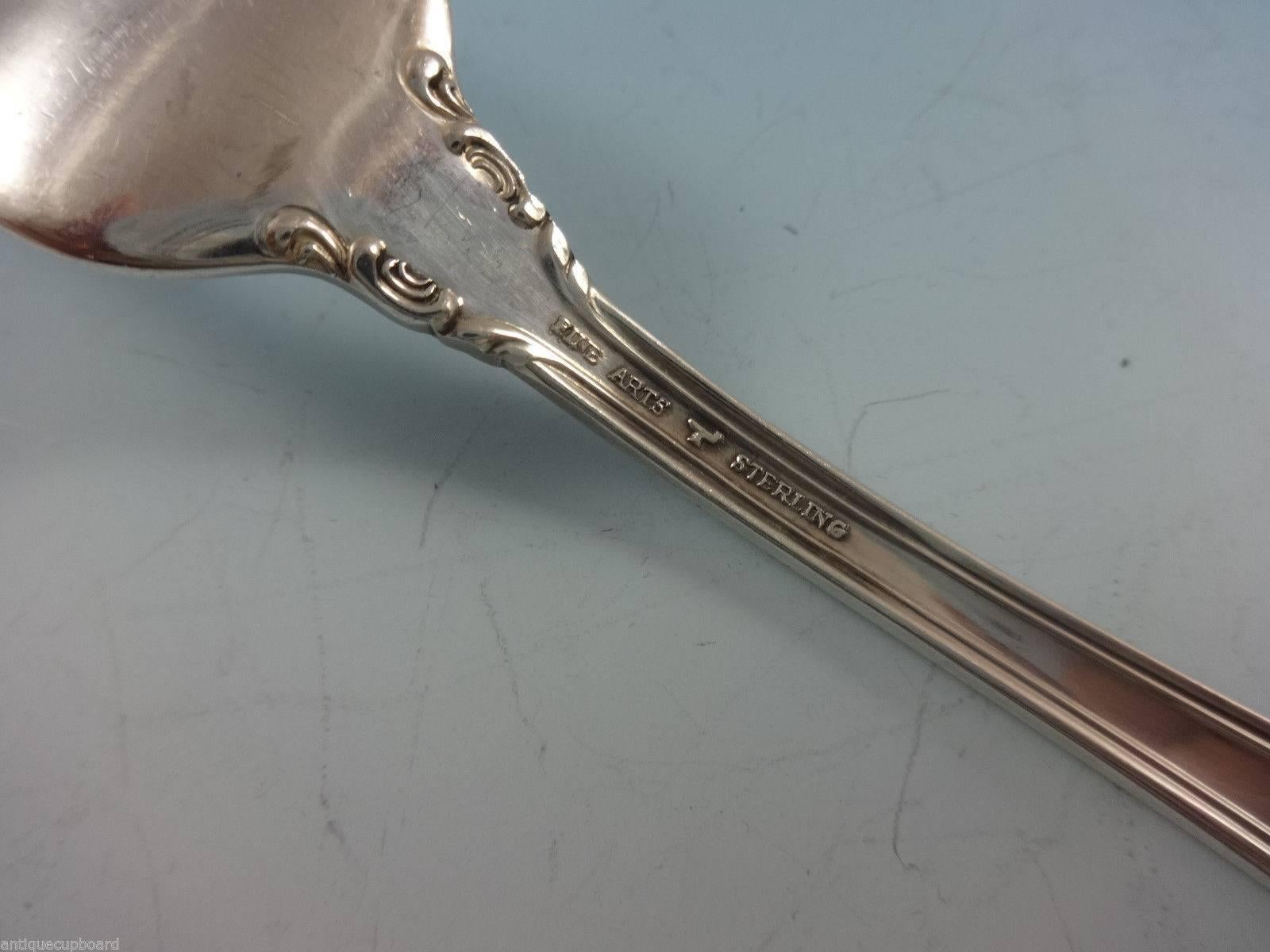 Milieu du XXe siècle Service de couverts en argent sterling de style colonial sud-colonial international, 12 pièces, 94 pièces en vente