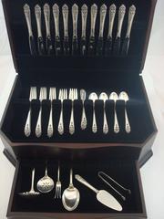 Queen's Lace by International Sterling Silver Servizio di posate 67 pezzi