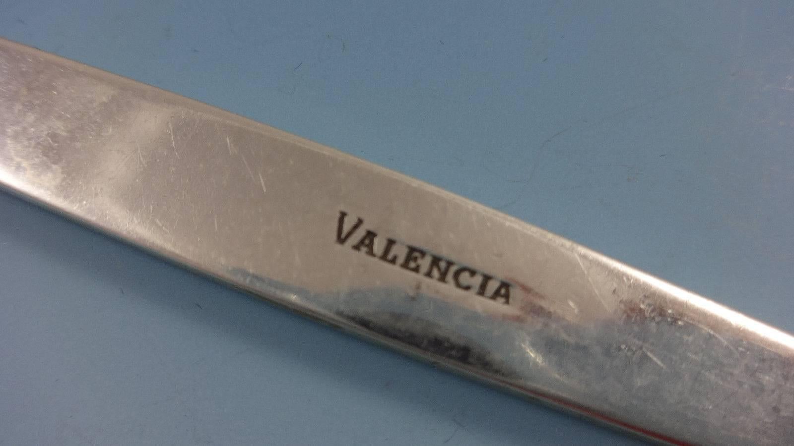 Valencia von International Sterlingsilber-Besteck Service für 12 Personen im Angebot 1