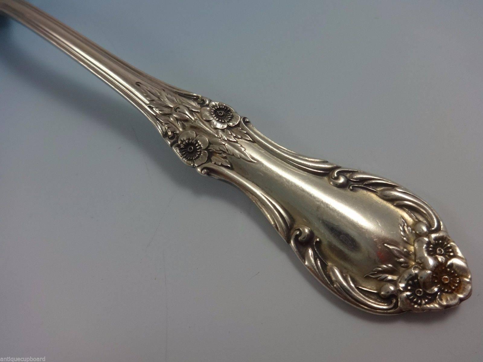 Wild Rose by International Sterling Silver Cubiertos Servicio 12 Set Tamaño Cena en Excelente estado para la venta en Big Bend, WI