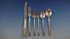 Bridal Veil by International Sterling Silver Flatware Set, 12 Service, 79 Pieces