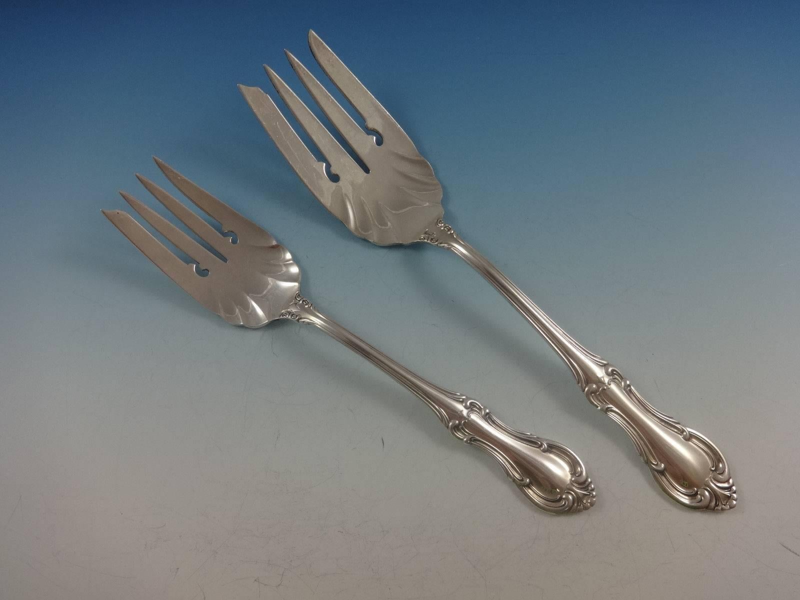 Mid-20th Century Joan of Arc by International Sterling Silver Flatware Set Eight Service