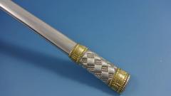 Aegean Weave Gold by Wallace Sterling Silver Flatware Set for 18 Service 72 Pcs