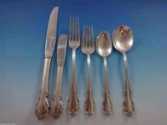 Breton Rose by International Sterlingsilber-Besteck-Set, 12 Teile, 72 Teile