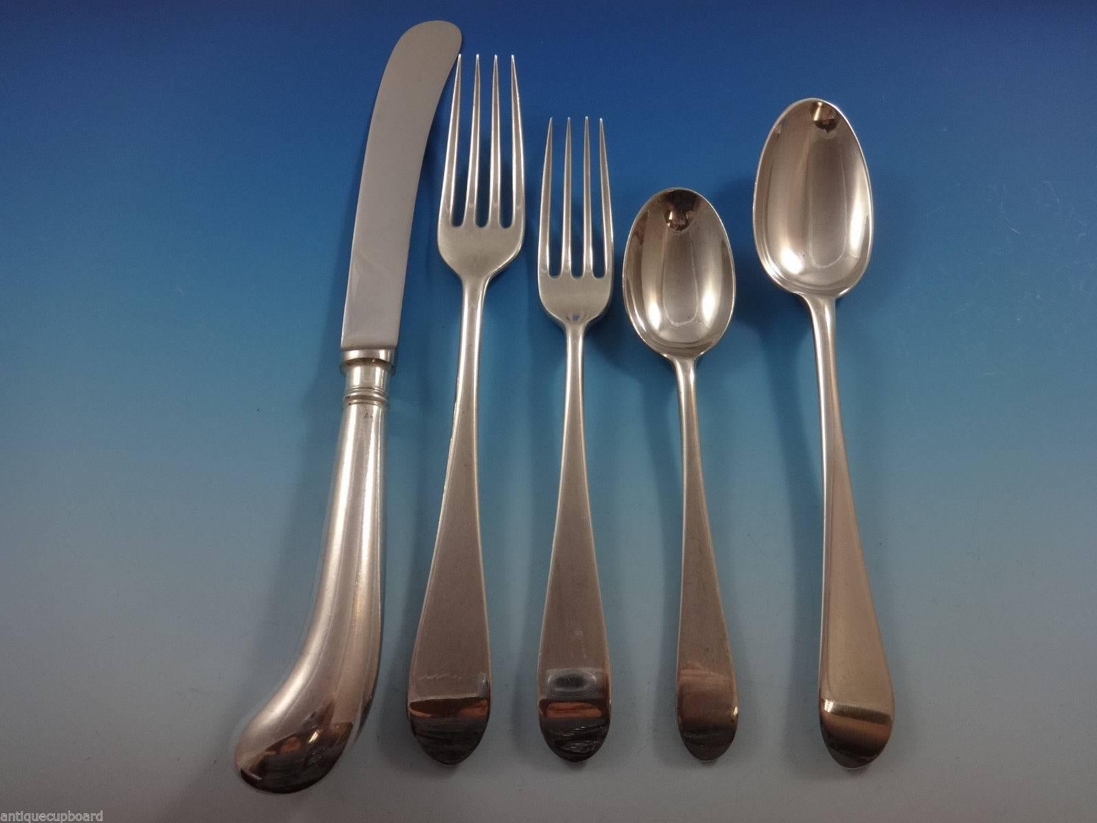 Irish Rib by James Robinson,

for 70 years, James Robinson has been selling exquisite handmade sterling silver flatware in Sheffield, England. Today, the silver is still made in the traditional way. They start with a rectangular strip of silver,