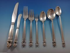 Royal Danish by International Sterling Silver Flatware Set 18 Service 161 Pieces
