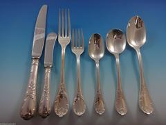 Marly by Christofle Sterling Silver Flatware Dinner Service 24 Set 159 Pieces