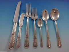 Orchid by International Sterling Silver Flatware Service for Eight Set 68 Pieces