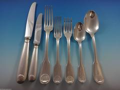 Vendome Arcantia by Christofle Silver Plate Flatware Service Set of 80 Pieces