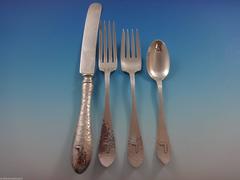 Van Dyke by International Sterling Silver Dinner Flatware Set of 12, 157 Pieces