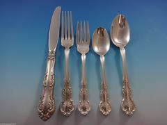 Old Atlanta by Wallace Sterling Silver Flatware Set Eight Service 46 Pieces
