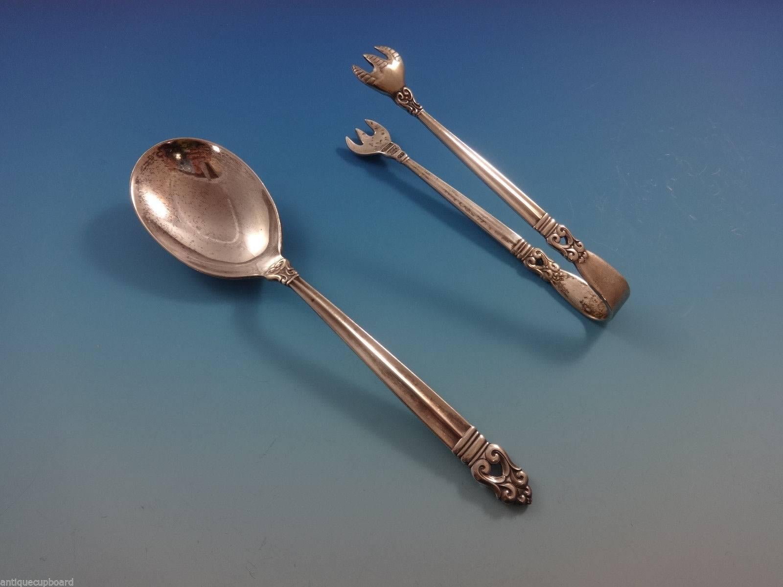 Royal Danish by International Sterling Silver Flatware Set for Eight, 52 Pieces 2