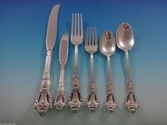 Beauvoir by Tuttle Sterling Silver Dinner Size Flatware Set Service 36 Pieces