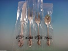Legato by Towle Sterling Silver Flatware Service for Eight Set of 37 Pieces, New