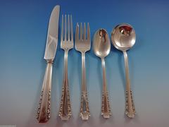 American Colonial by Amston Set di posate in argento sterling 12 servizi, 60 pezzi