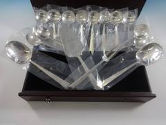 Margrethe by Georg Jensen Sterling Silver Flatware Set Service 72 Pieces Modern