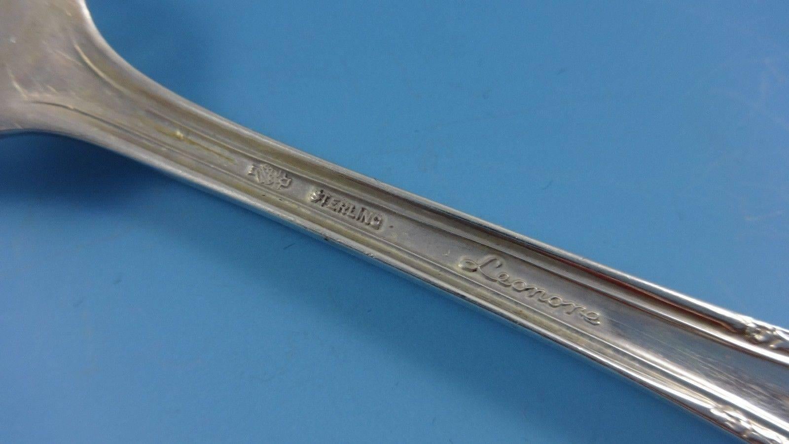 Metà XX secolo Servizio di posate in argento sterling Leonore by Manchester, set di 30 pezzi in vendita