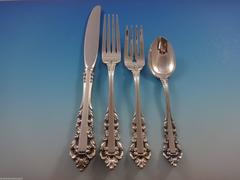 Medici New by Gorham Sterling Silver Flatware Set Service 48 Pieces