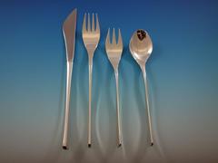 Vision by International Sterling Silver Flatware Set Service 24 Pieces