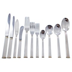 Triade Gold by Christofle France Cubiertos Plateados Servicio 132 ud Cena