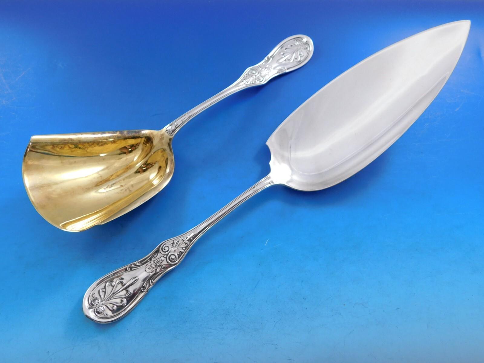 Saratoga par Tiffany & Co. Service de couverts en A Silver pour 12 pièces 91 pièces Excellent état - En vente à Big Bend, WI