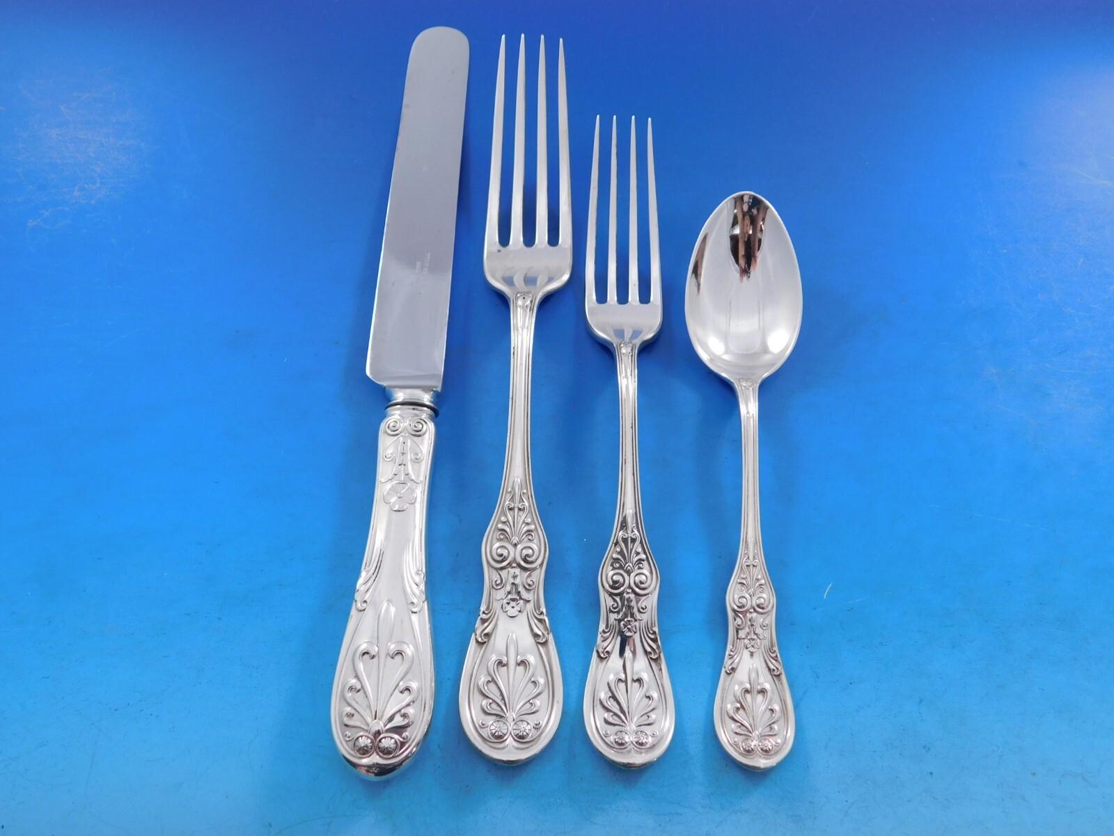 Saratoga par Tiffany & Co. Service de couverts en A Silver pour 12 pièces 91 pièces en vente 5
