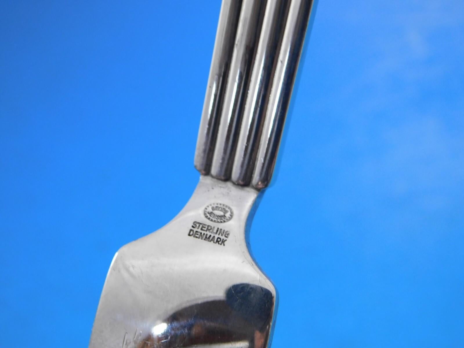 Bernadotte by Georg Jensen Set di posate in argento sterling Servizio da 36 pezzi Cena In condizioni ottime in vendita a Big Bend, WI