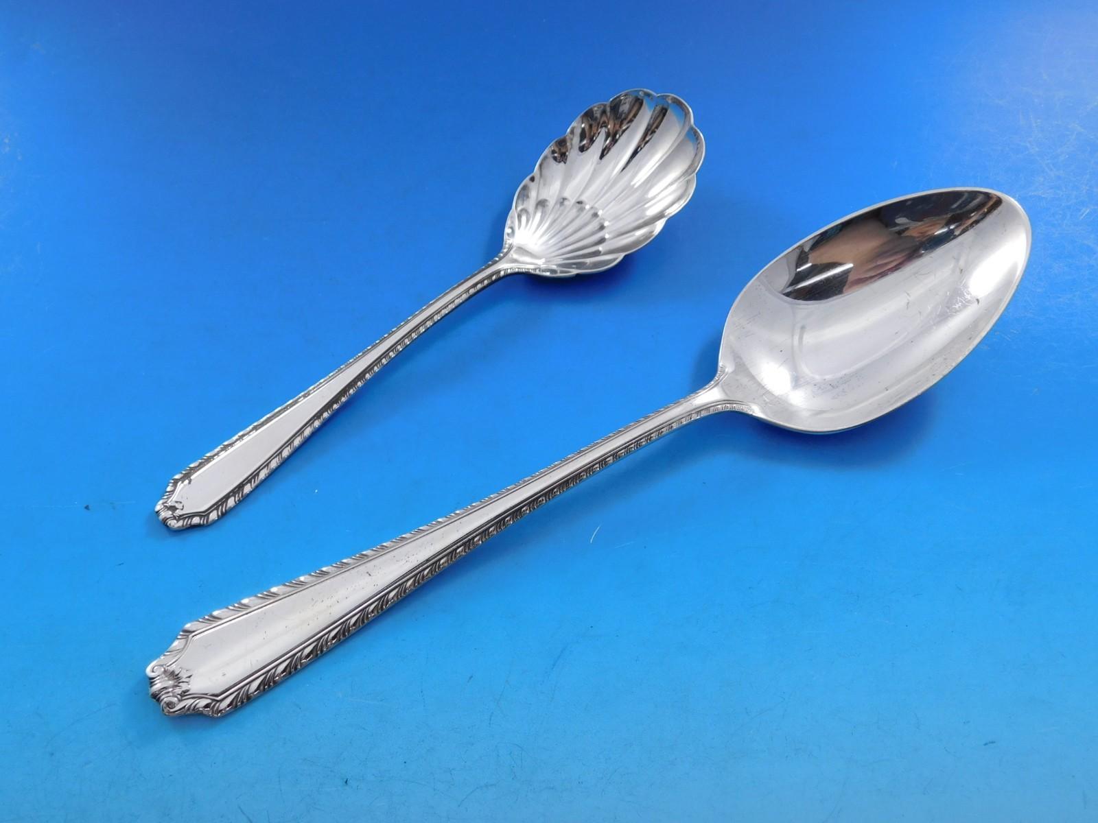 Hawthorne by Reed & Barton Sterling Silver Flatware Set for 8 Service 47 pieces For Sale 5