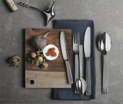 New Bernadotte by Georg Jensen Stainless Steel Flatware Set for 8 Service 40 pcs