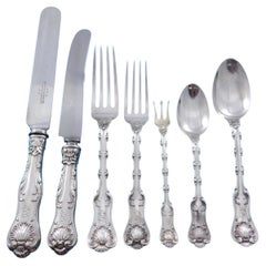 Imperial Queen by Whiting Sterling Silver Flatware 12 Set Service 92 Pcs Dinner