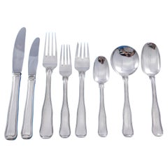 Old Danish by Georg Jensen Sterling Silver Flatware Set 12 Service 102 pc Dinner