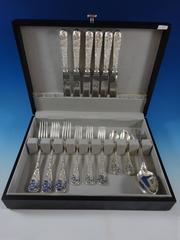 Jardin D'Eden by Christofle Sterling Silver Flatware Service Set 30 Pieces