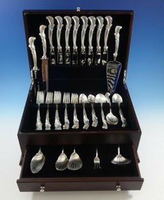 „Waltz of Spring“ von Wallace – Besteckset aus Sterlingsilber, 48-teiliges Essgeschirr-Set