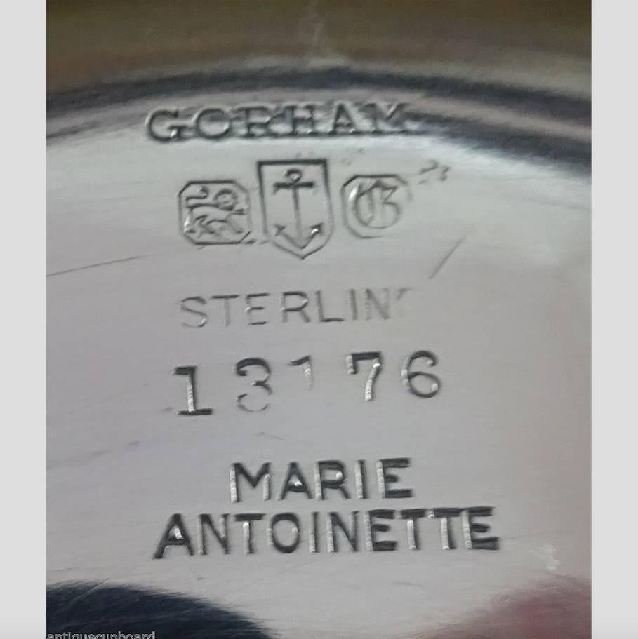 Marie Antoinette by Gorham Sterling Silver Ice Bowl Set, Hollowware & Barware For Sale 4