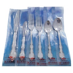 Rose Tiara by Gorham Sterling Silver Flatware Set for 8 Service 48 Pieces New