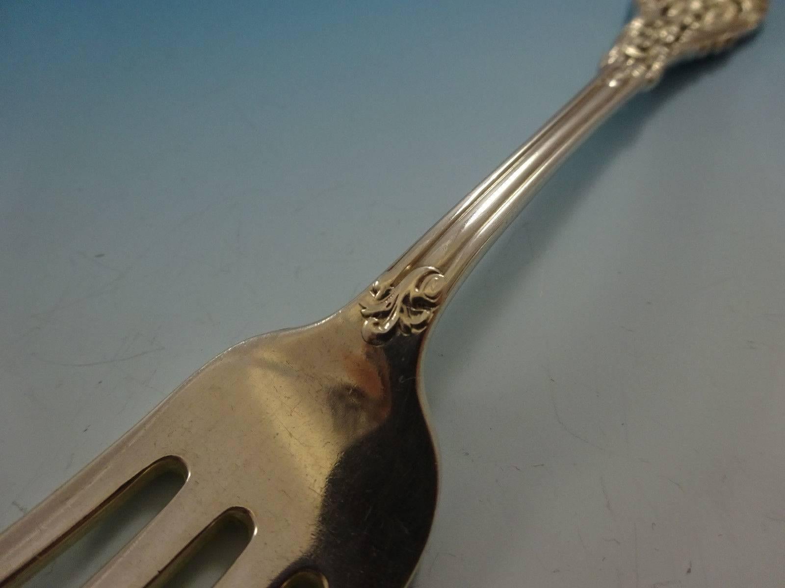 Trianon Pierced by Dominick and Haff Sterling Silver Flatware Service Set 48 Pc In Excellent Condition In Big Bend, WI