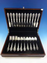 Trianon Pierced by Dominick and Haff Sterling Silver Flatware Service Set 48 Pc