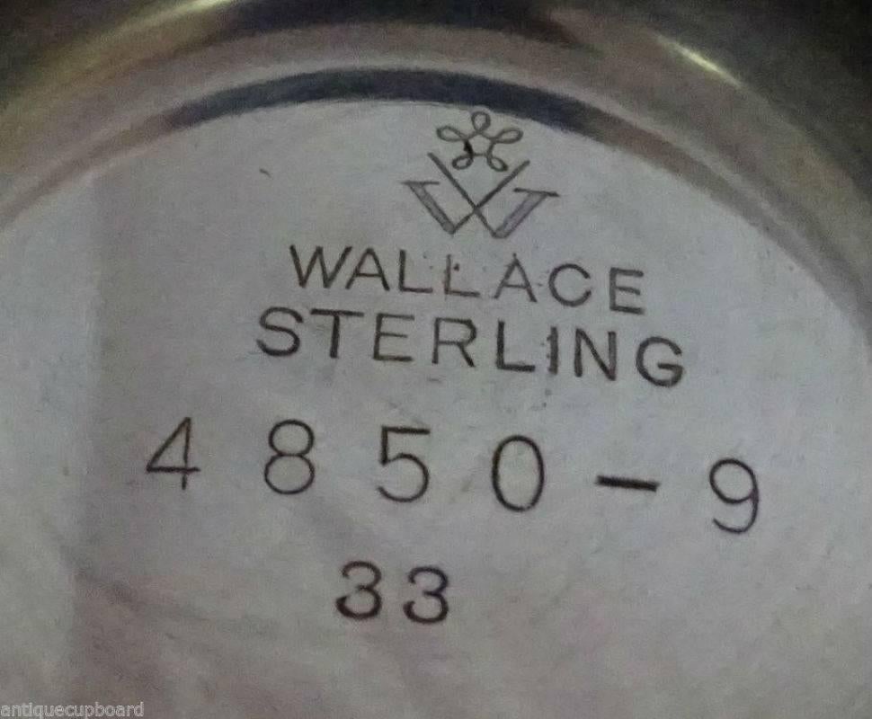Grande Baroque Wallace Sterling Silver Tea Set Stunning 4-Piece Set Hollowware 2