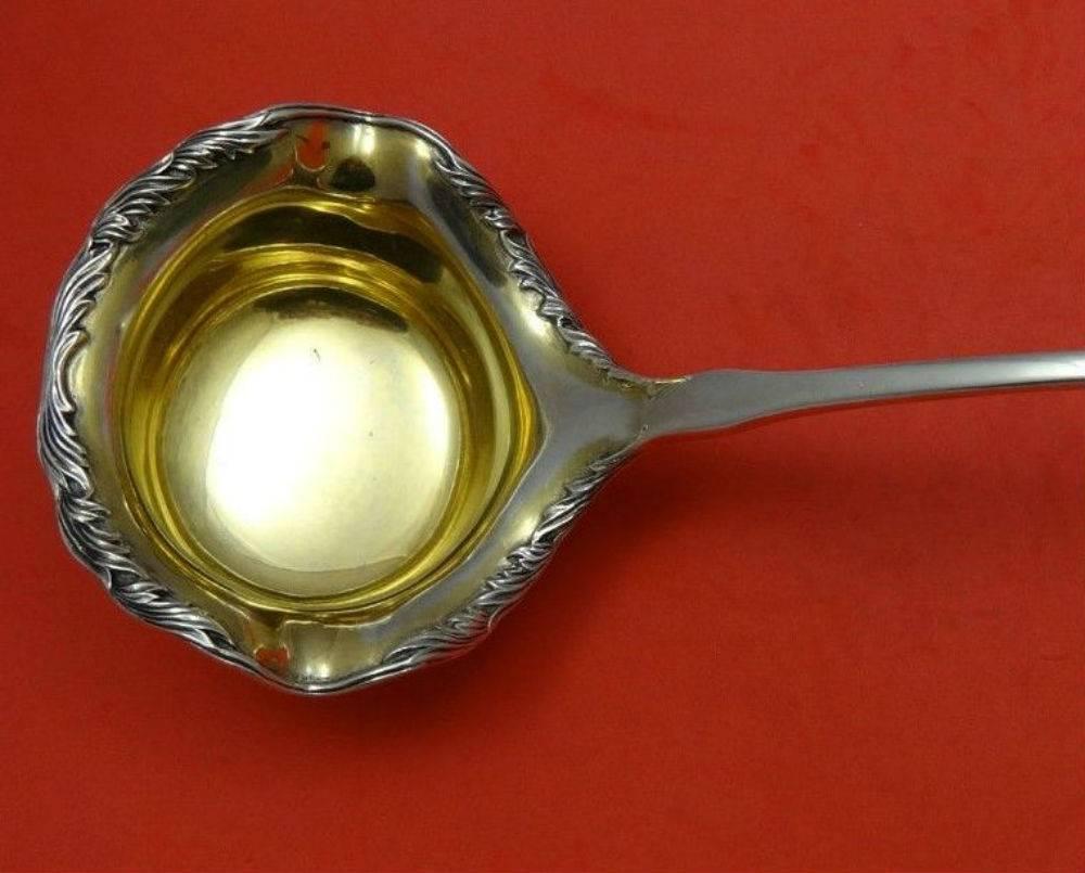 Chrysanthemum by Tiffany & Co.
 
Sterling silver punch ladle gold-washed 16 1/2