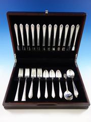 Wild Flower by Royal Crest Sterling Silver Flatware Set 12 Service 60 Pcs Grille