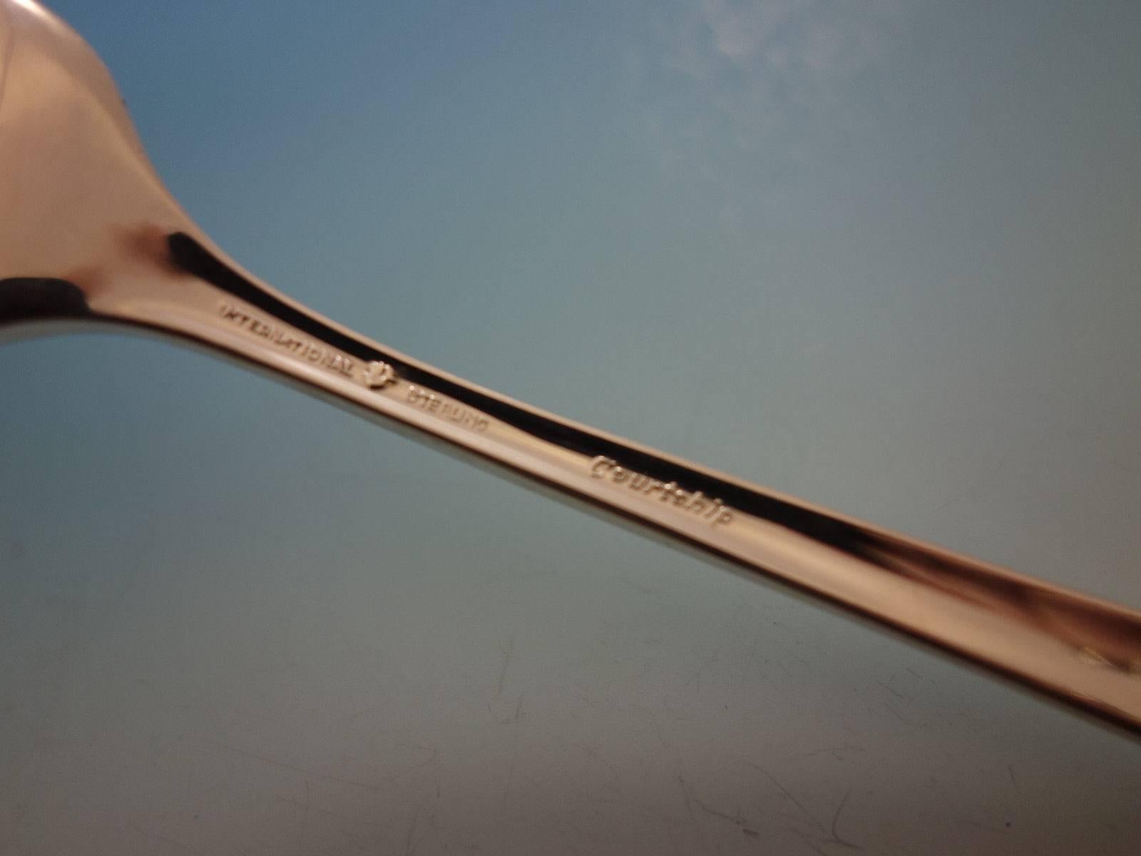 Service de couverts en argent sterling Courtship par International pour 8 personnes 54 pièces en vente 4