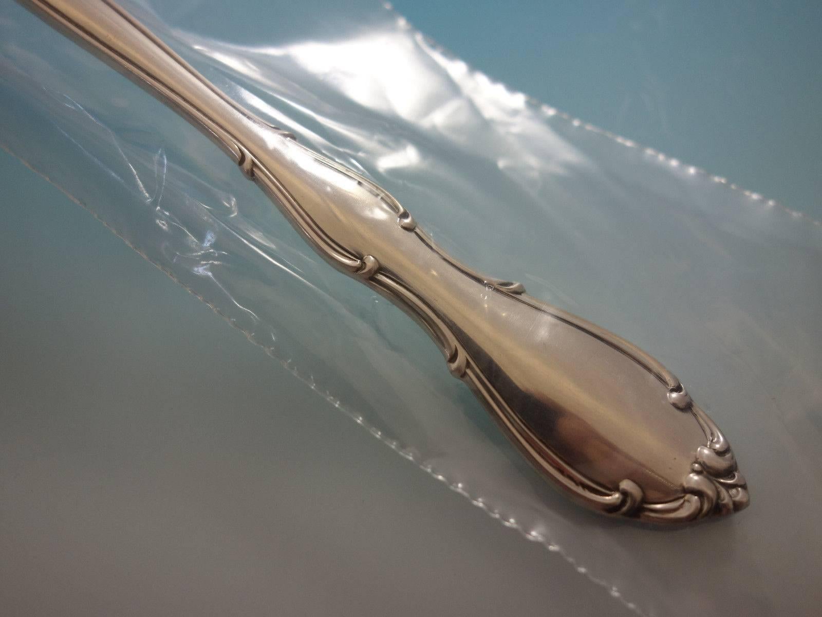 Metà XX secolo Fontana by Towle Set di posate in argento sterling per otto persone 40 pezzi Nuovo in vendita