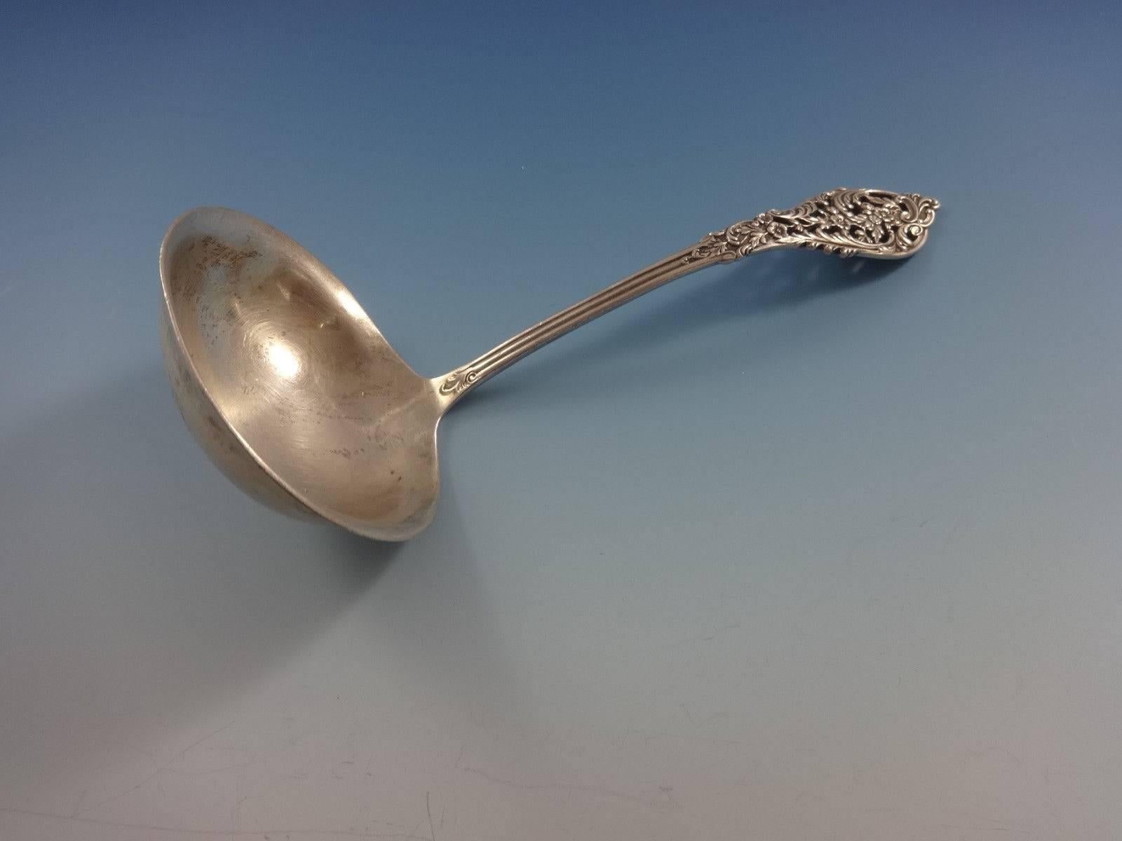 Juego de Cubiertos de Plata de Ley Florentine Lace by Reed & Barton, 8 Servicios, 57 Piezas en venta 1