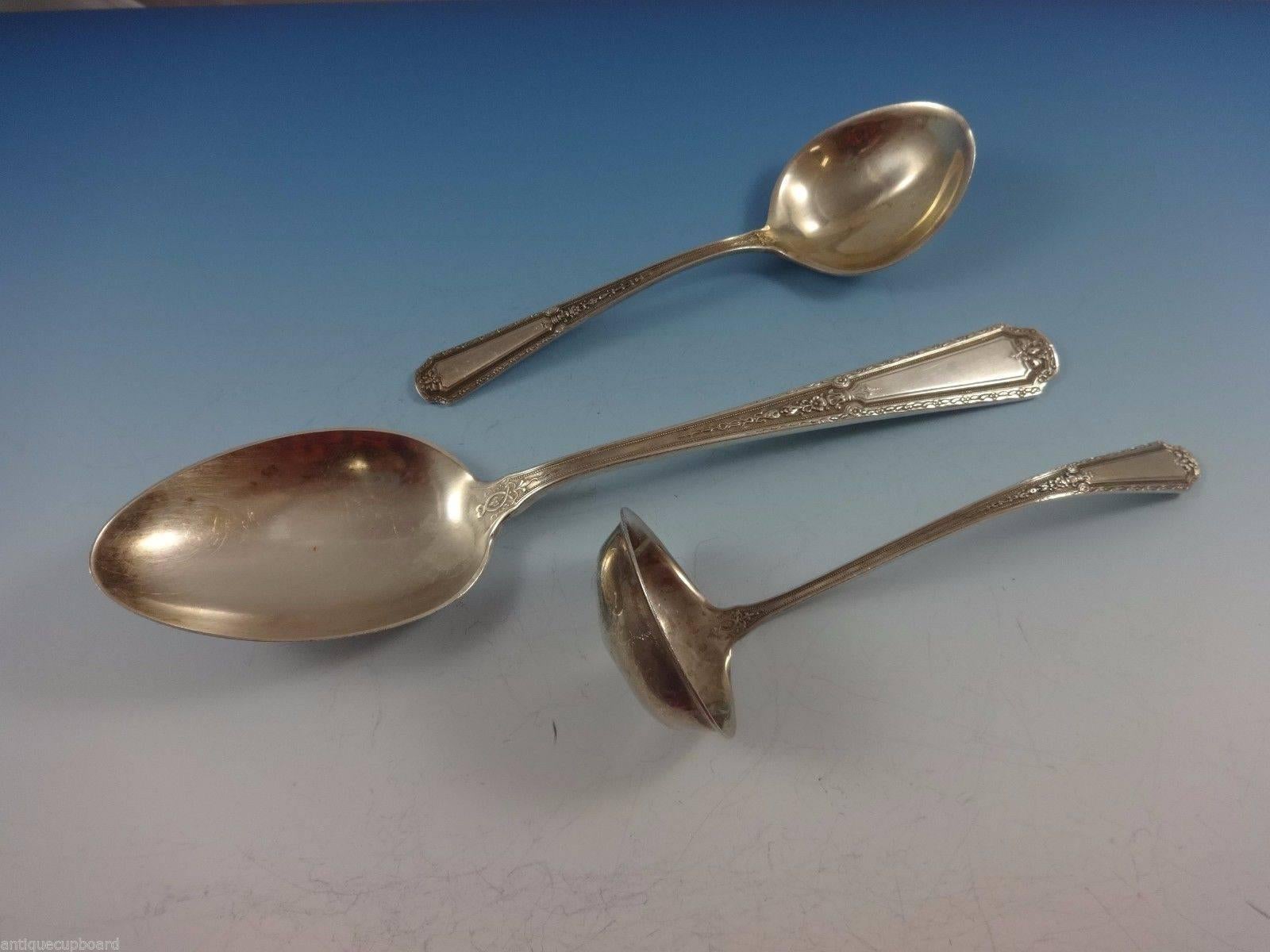 Louis XIV by Towle Set di posate per cena in argento sterling per 8 persone Servizio 78 pezzi in vendita 1