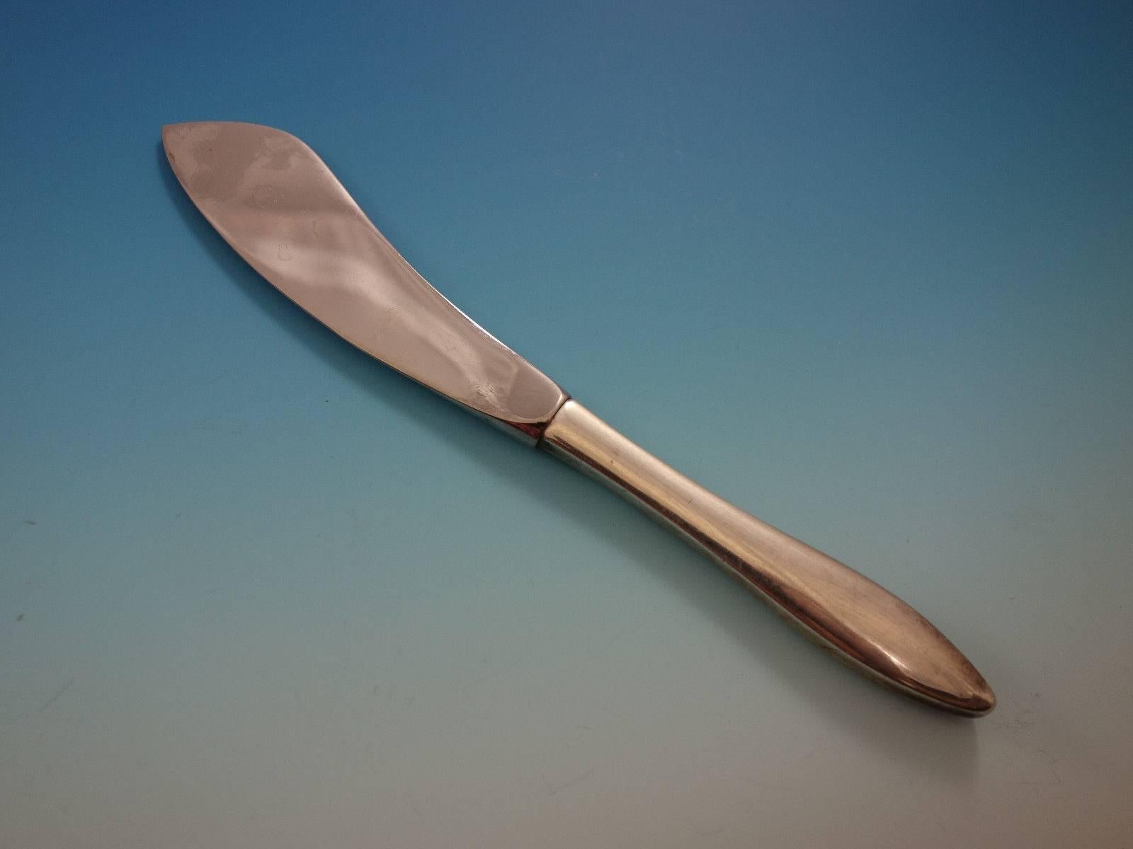 Ensemble de couverts modernes en argent sterling pour 8 personnes 34 pièces Vespera par Towle en vente 1