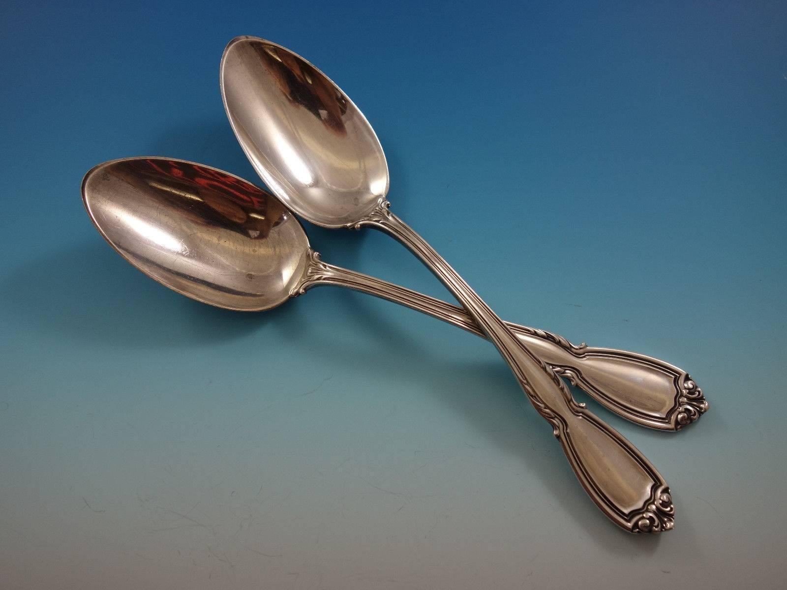 Ensemble de couverts en argent sterling Wellington par Durgin pour 8 personnes, 34 pièces en vente 1